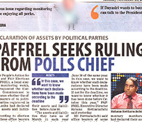 PAFFREL seeks ruling from polls cheief ....